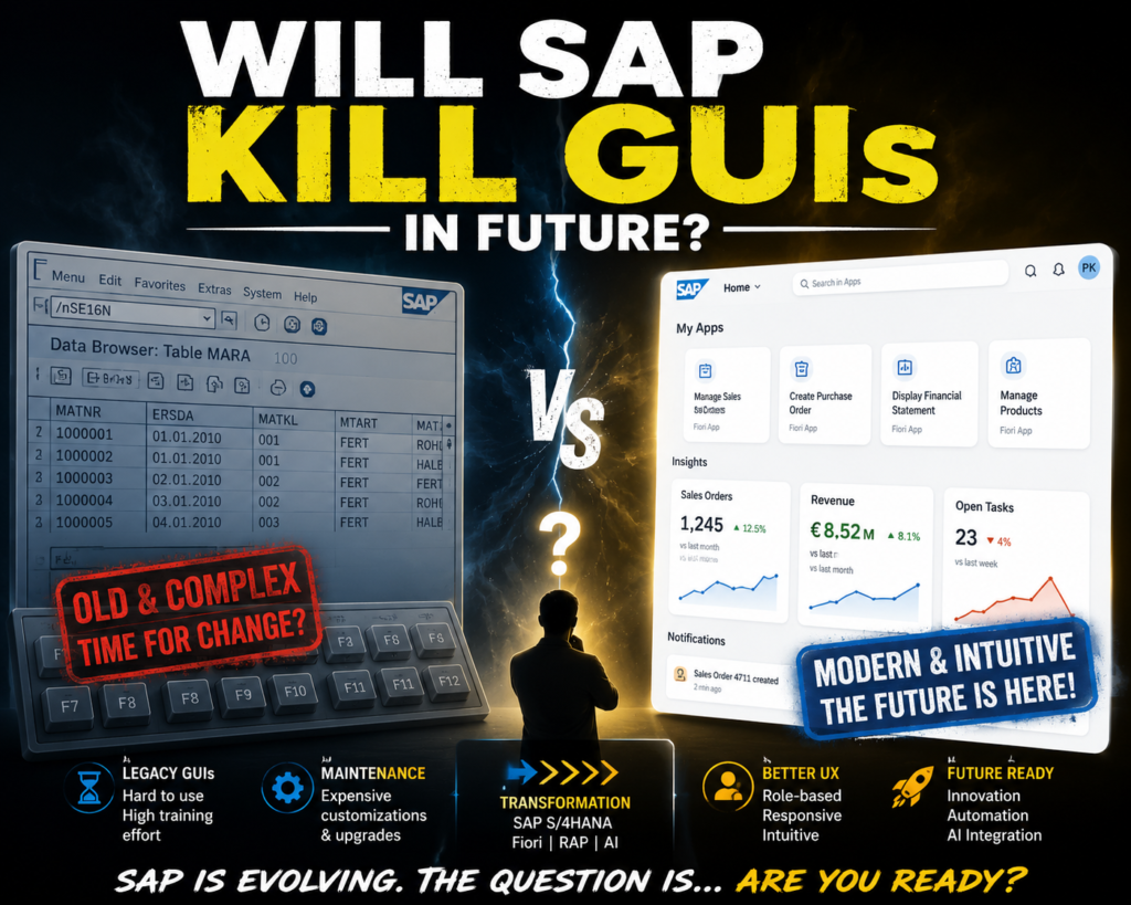 Will SAP Kill GUI in the Future?